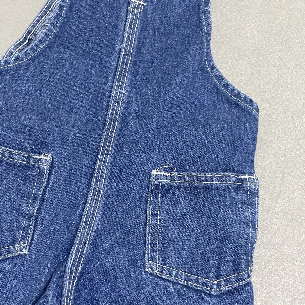 Vintage Overalls Youth Made in USA Toddler Bibs‎ Denim Jumper Western Kids*